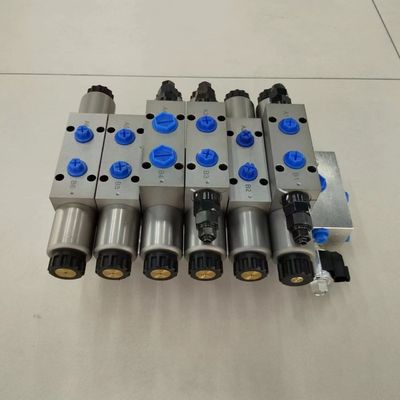 کیفیت  Customized valve manifolds OEM / ODM Hydraulic Valve Manifolds Solenoid Proportional Valve Group کارخانه